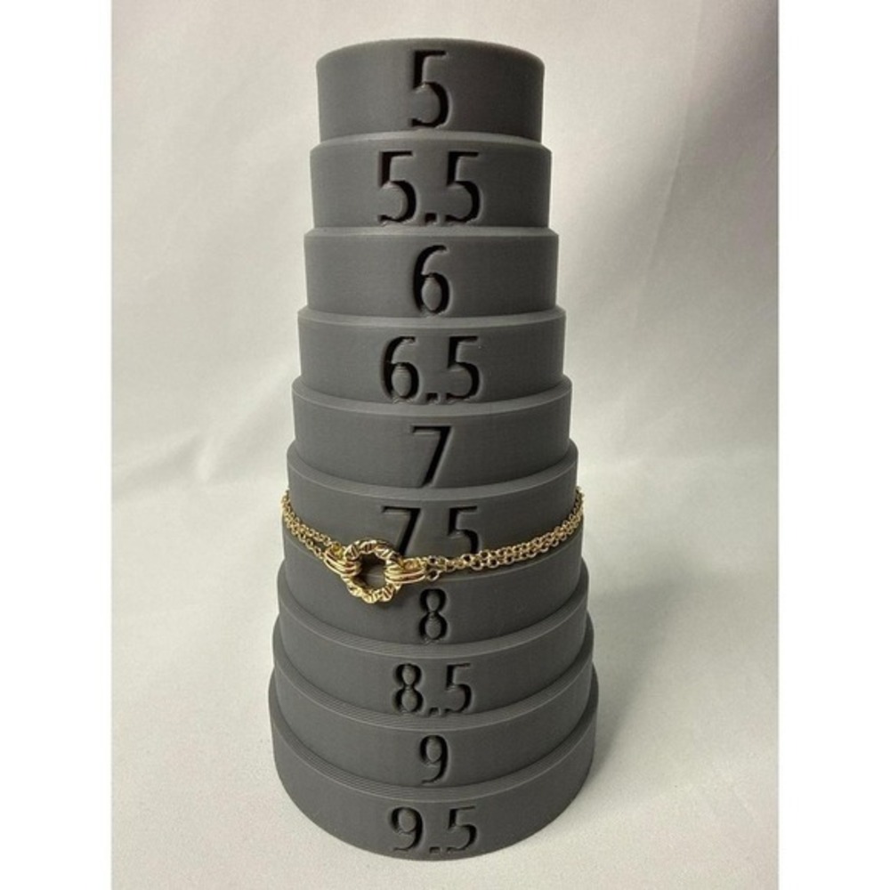 Gold Tone Double Chain Bracelet and Drop Earring Set Textured Knot Detail